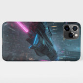 Coque iPhone 11Pro Max Boîtier de téléphone Cyberpunk Neon (Dos Horizontal)