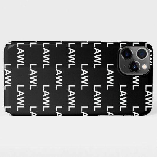 Coque iPhone 11Pro Max Boîtier d'impression de logo (Dos Horizontal)