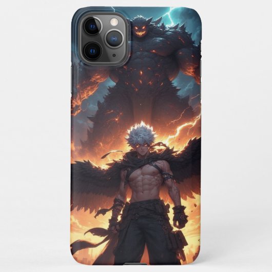 Coque iPhone 11Pro Max Boîtier téléphonique Anime (Dos)