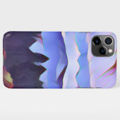 Coque iPhone 11Pro Max Boîtier téléphonique Blue Mountain Painting (Dos Horizontal)