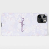 Coque iPhone 11Pro Max Bokeh Charm Silver (Dos Horizontal)