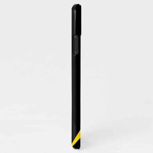 Coque iPhone 11Pro Max Boulon de foudre jaune (Côté droit)