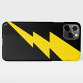 Coque iPhone 11Pro Max Boulon de foudre jaune (Dos Horizontal)