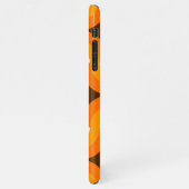 Coque iPhone 11Pro Max Brown Orange Jaune Retro Motif d'Art du Milieu du  (Côté gauche)
