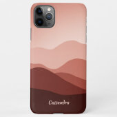 Coque iPhone 11Pro Max Brown rouge brun bracelet orange art Abstrait (Dos)