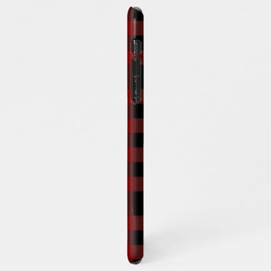 Coque iPhone 11Pro Max Buffalo Plaid personnalisé Ajouter un nom BUDGET (Côté gauche)