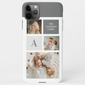 Coque iPhone 11Pro Max Cadeau Collage familial personnalisé (Dos)