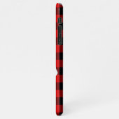 Coque iPhone 11Pro Max Cadeau moderne Rouge Plaid Et Blanc Mama Ours (Côté gauche)