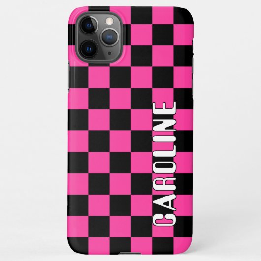 Coque iPhone 11Pro Max Carte simple Abstrait de vérification géométrique  (Dos)