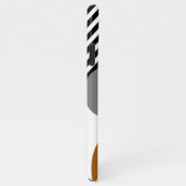 Coque iPhone 11Pro Max Cercles Brown gris gris blanc personnalisé Motif d (Côté droit)