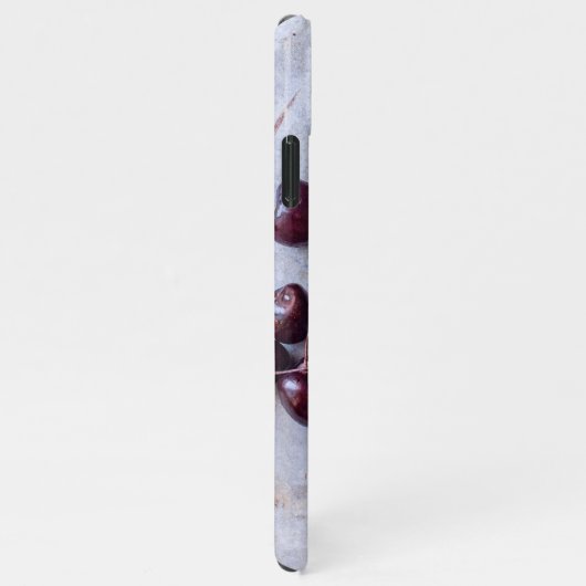 Coque iPhone 11Pro Max Cerises (Côté droit)