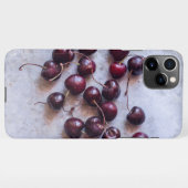 Coque iPhone 11Pro Max Cerises (Dos Horizontal)