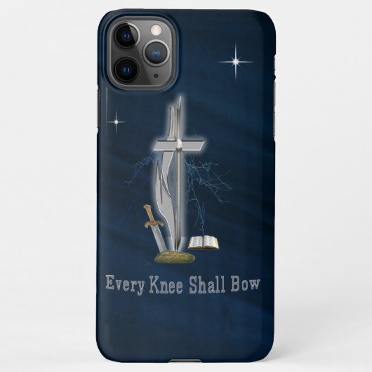 Coque iPhone 11Pro Max Chaque genou doit s'incliner (Dos)