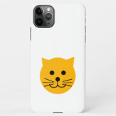 Coque iPhone 11Pro Max Chat jaune mignon (Dos)