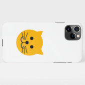 Coque iPhone 11Pro Max Chat jaune mignon (Dos Horizontal)