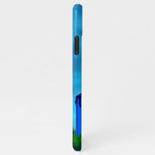 Coque iPhone 11Pro Max Chiot dans une boîte, Joyeux Noël (Côté droit)