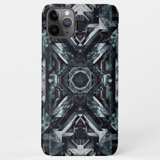 Coque iPhone 11Pro Max Cipher spatial : le coeur inertiel (Dos)