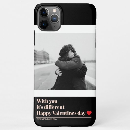 Coque iPhone 11Pro Max Citation romantique branchée | Valentines (Dos)