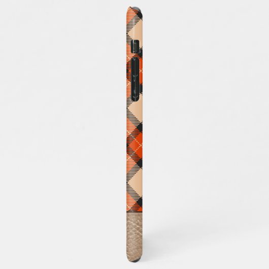 Coque iPhone 11Pro Max Citrouille d'automne personnalisé Orange Brown Tar (Côté gauche)