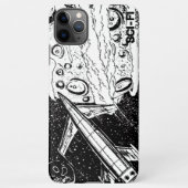 Coque iPhone 11Pro Max Classique rétro SCI-FI (Dos)