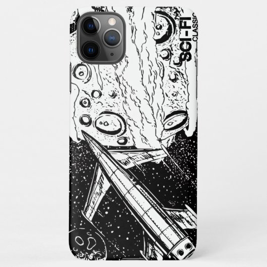 Coque iPhone 11Pro Max Classique rétro SCI-FI (Dos)