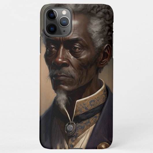 Coque iPhone 11Pro Max Cleon portrait peinture (Dos)