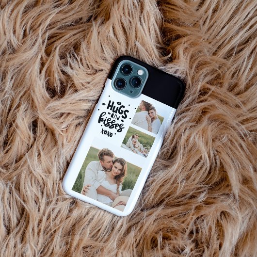 Coque iPhone 11Pro Max Collage Couple Photo & Hugs Et Baisers Phrase Love