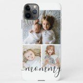 Coque iPhone 11Pro Max Collage photo et texte personnalisé (Dos)