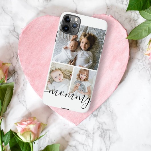 Coque iPhone 11Pro Max Collage photo et texte personnalisé