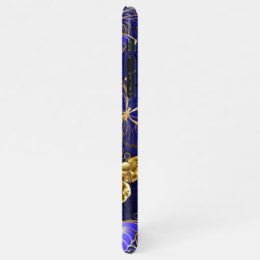 Coque iPhone 11Pro Max Composition avec les papillons Sapphire (Côté gauche)