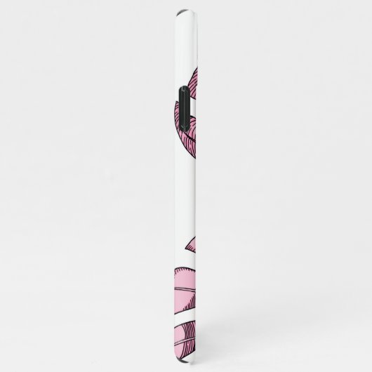 Coque iPhone 11Pro Max Conception de feuilles Whimsical, monstère (Côté droit)