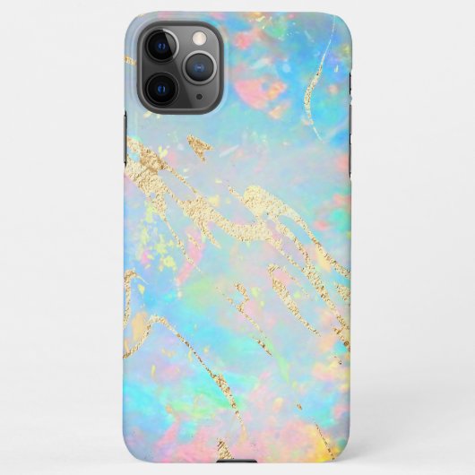 Coque iPhone 11Pro Max conception en pierre optique (Dos)