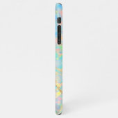 Coque iPhone 11Pro Max conception en pierre optique (Côté gauche)