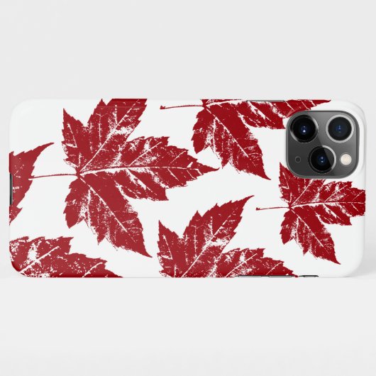 Coque iPhone 11Pro Max Cool Canada Coque iphone Canada Souvenir Feuille d (Dos Horizontal)