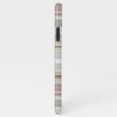 Coque iPhone 11Pro Max Cool Taupe Beige Brown gris foncé Tartan Motif (Côté droit)