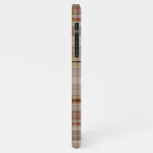 Coque iPhone 11Pro Max Cool Taupe Beige Brown gris foncé Tartan Motif (Côté gauche)