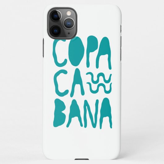 Coque iPhone 11Pro Max Copacabana RJ (Dos)