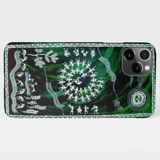 Coque iPhone 11Pro Max coque Folk Art iPhone 11 Pro Max (Dos Horizontal)