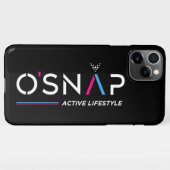 Coque iPhone 11Pro Max coque iphone du logo O'Snap (Dos Horizontal)