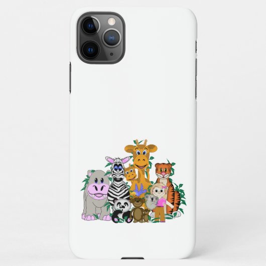 Coque iPhone 11Pro Max Coque iphone fille ZOO (Dos)
