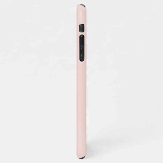 Coque iPhone 11Pro Max Coque iphone rose personnalisé | Monogramme et scr (Côté gauche)