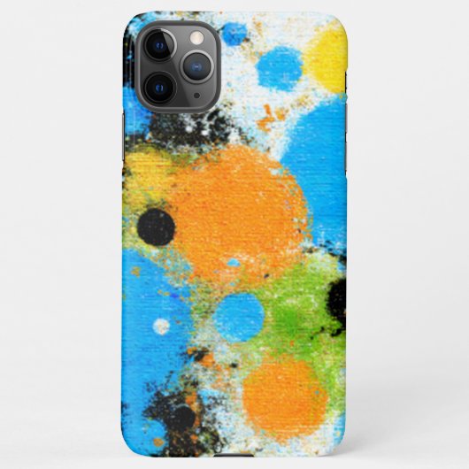 Coque iPhone 11Pro Max Cosmic Chromatic Splatter: Abstract Orbit (Dos)