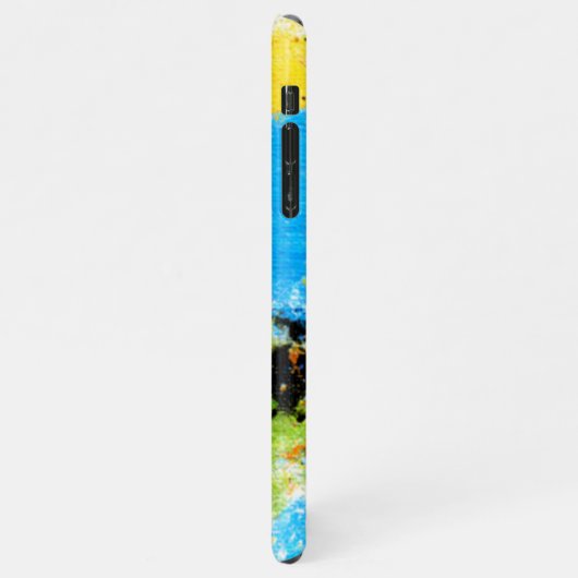 Coque iPhone 11Pro Max Cosmic Chromatic Splatter: Abstract Orbit (Côté gauche)