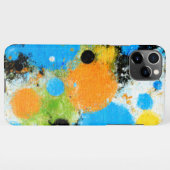 Coque iPhone 11Pro Max Cosmic Chromatic Splatter: Abstract Orbit (Dos Horizontal)