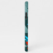 Coque iPhone 11Pro Max couverture de l'iphone de fleurs Red Blossom (Côté droit)