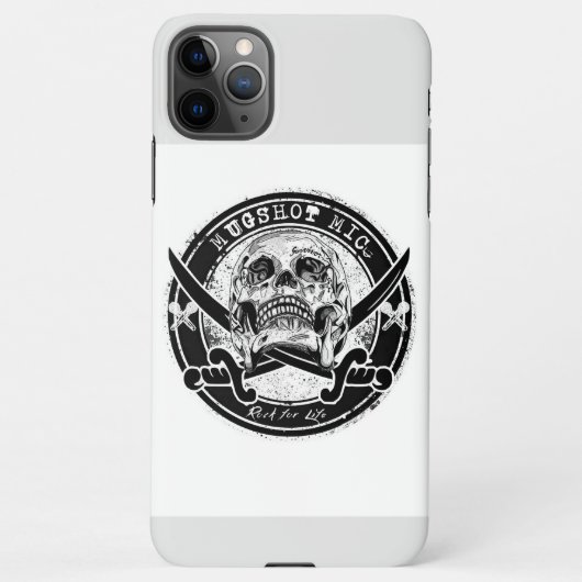 Coque iPhone 11Pro Max Couverture de téléphone mobile Mugshot Mic (Dos)