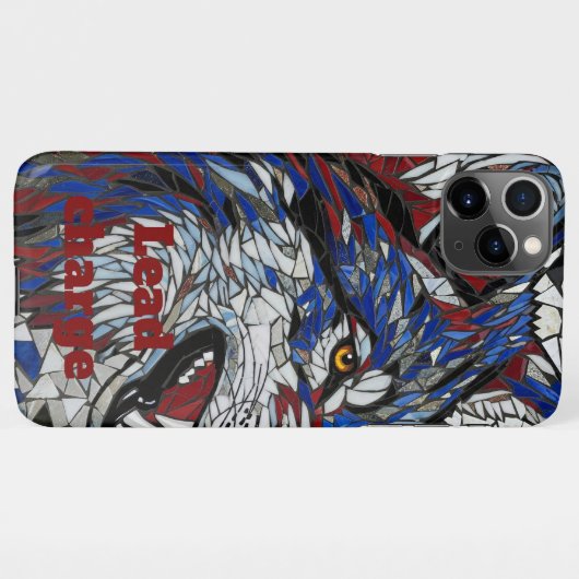 Coque iPhone 11Pro Max Couverture de téléphone Wolf (Dos Horizontal)