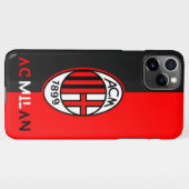 Coque iPhone 11Pro Max Couverture téléphonique AC Milan (Dos Horizontal)