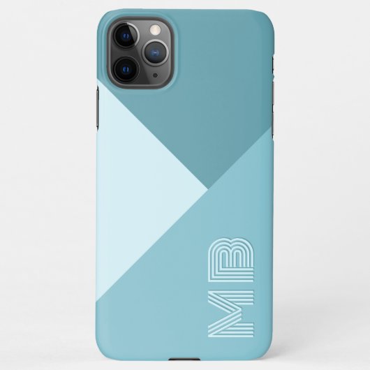 Coque iPhone 11Pro Max Custom Aqua Turquoise Seafoam Ocean Blue (Dos)