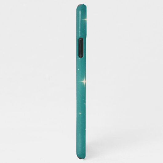 Coque iPhone 11Pro Max Custom Name Turquoise Starry (Côté droit)
